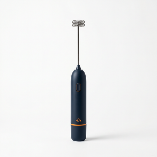 Brew Ascend navy handheld milk frother